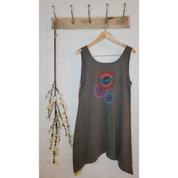 Desigual Mandala Flow Tank Top - Size M - Picture 2 of 5